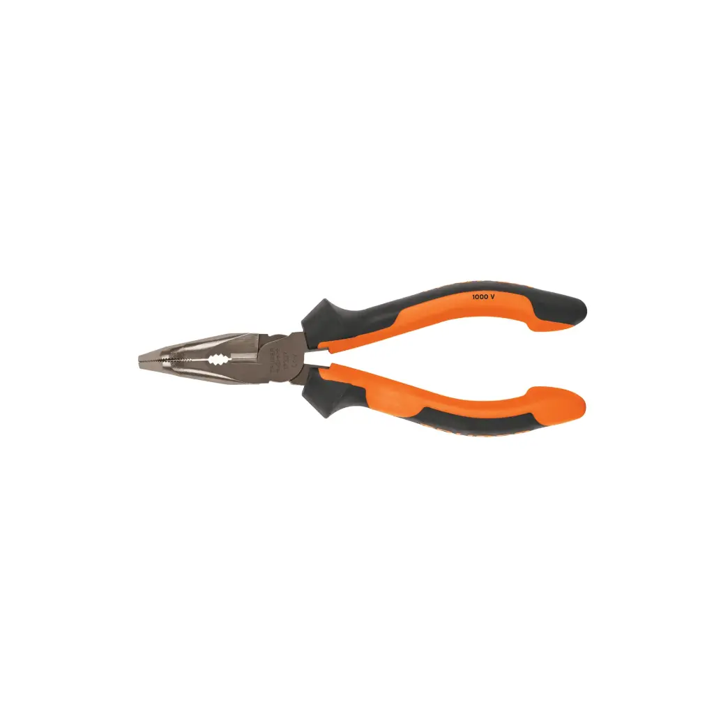 ALICATE DE PUNTA CURVA,CONFORT GRIP 6"(15CM)TRUPER