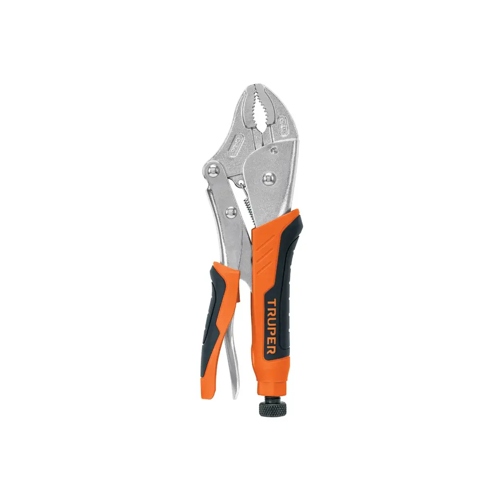 [17436] ALICATE DE PRESION , PUNTA LARGA 4"(10CM)TRUPER