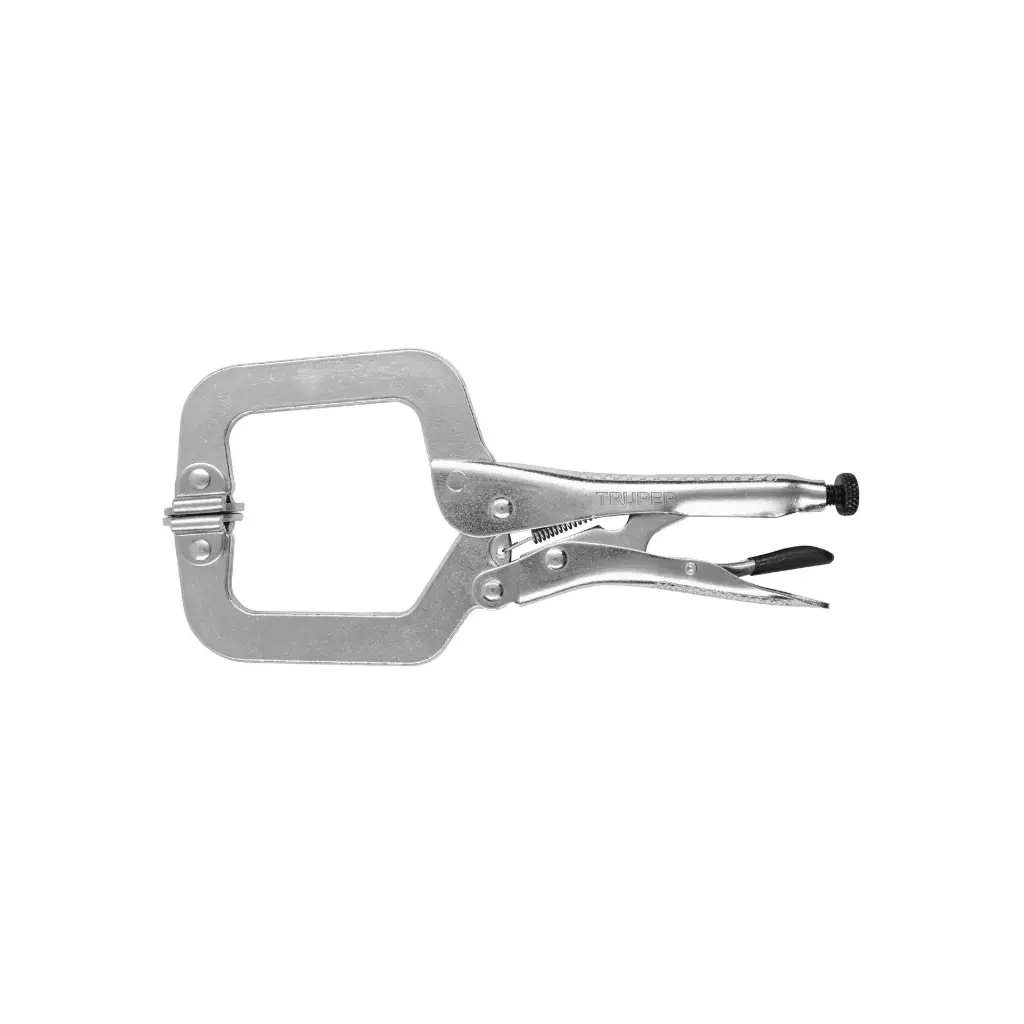 [17414] ALICATES DE PRESION TIPO "C", MORDAZA AUTOAJUSTABLE9"(23CM)TRUPER