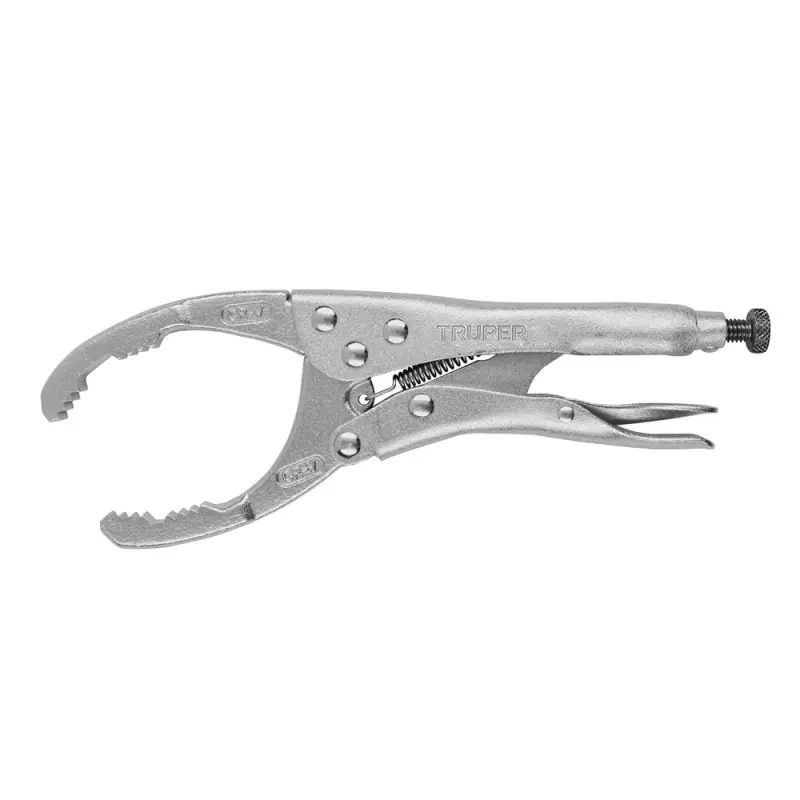 [17446] ALICATE DE PRESION PARA FILTROS DE ACEITE 9"(23CM)TRUPER