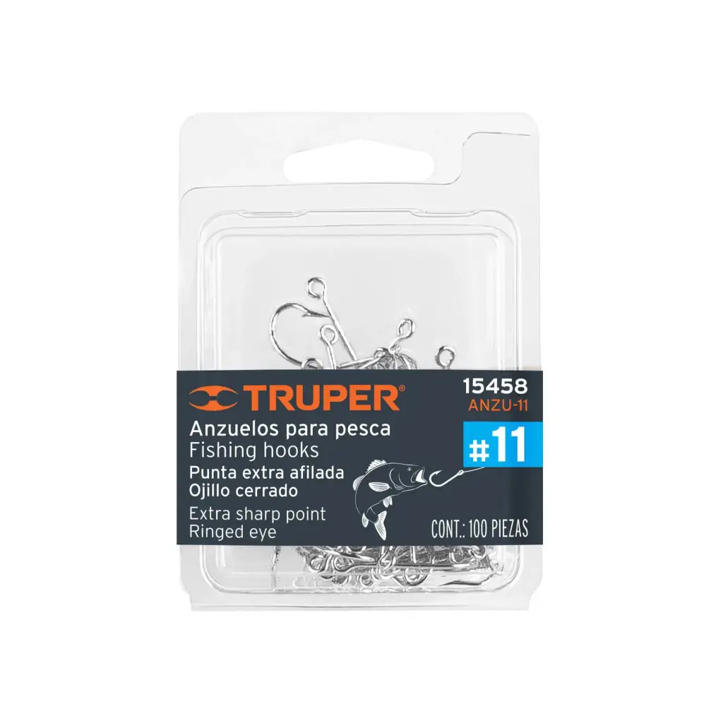 [15458] ANZUELO PARA PEZCA 11"TRUPER