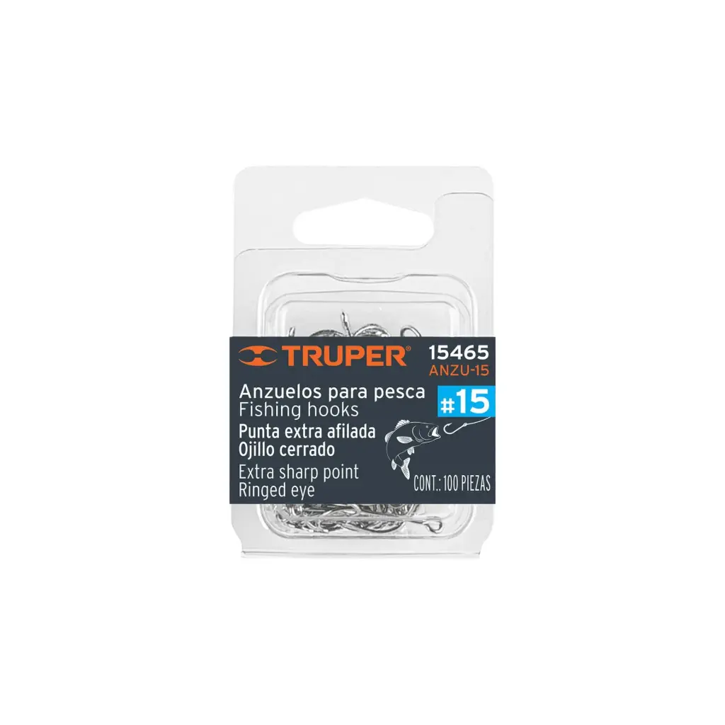 [15465] ANZUELO PARA PEZCA 15"TRUPER