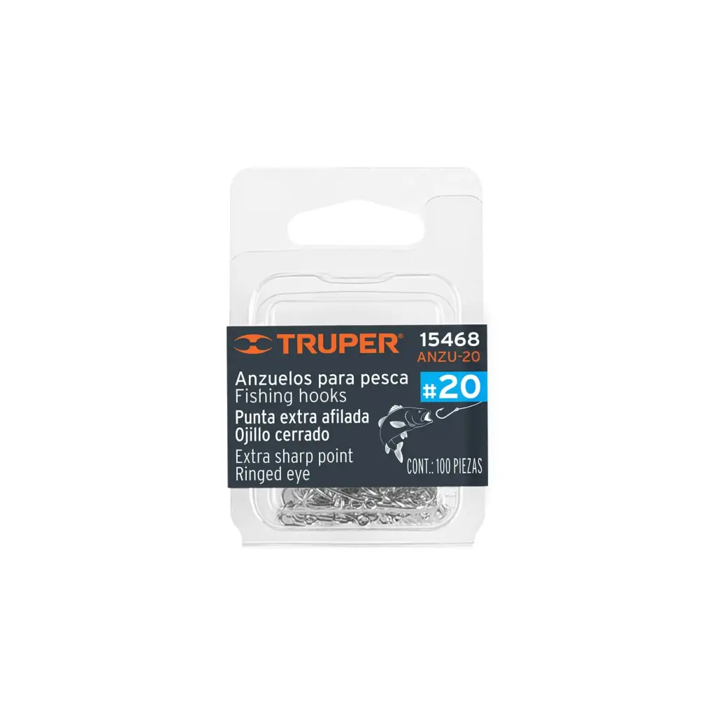ANZUELO PARA PEZCA 20"TRUPER