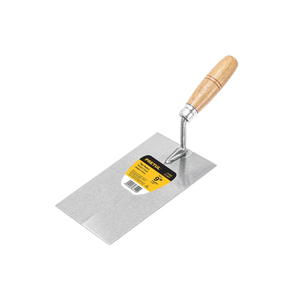 CUCHARA PARA ALBAÑIL 9" YESERA, PRETUL