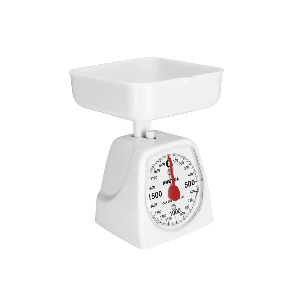 BÁSCULA MECÁNICA PARA COCINA 5 KG, PRETUL