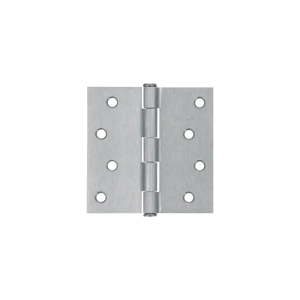 BISAGRA CUADRADA 4", SATINADO, CABEZA PLANA, HERMEX