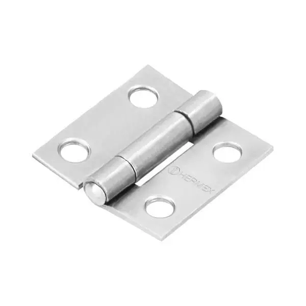 BISAGRA RECTANGULAR 1" ACERO PULIDO, HERMEX