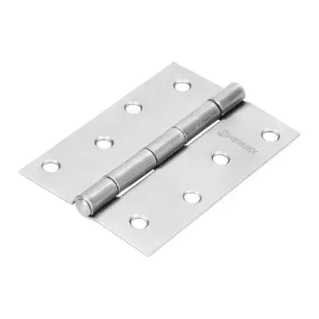 [43191] BISAGRA RECTANGULAR 4" ACERO PULIDO, HERMEX