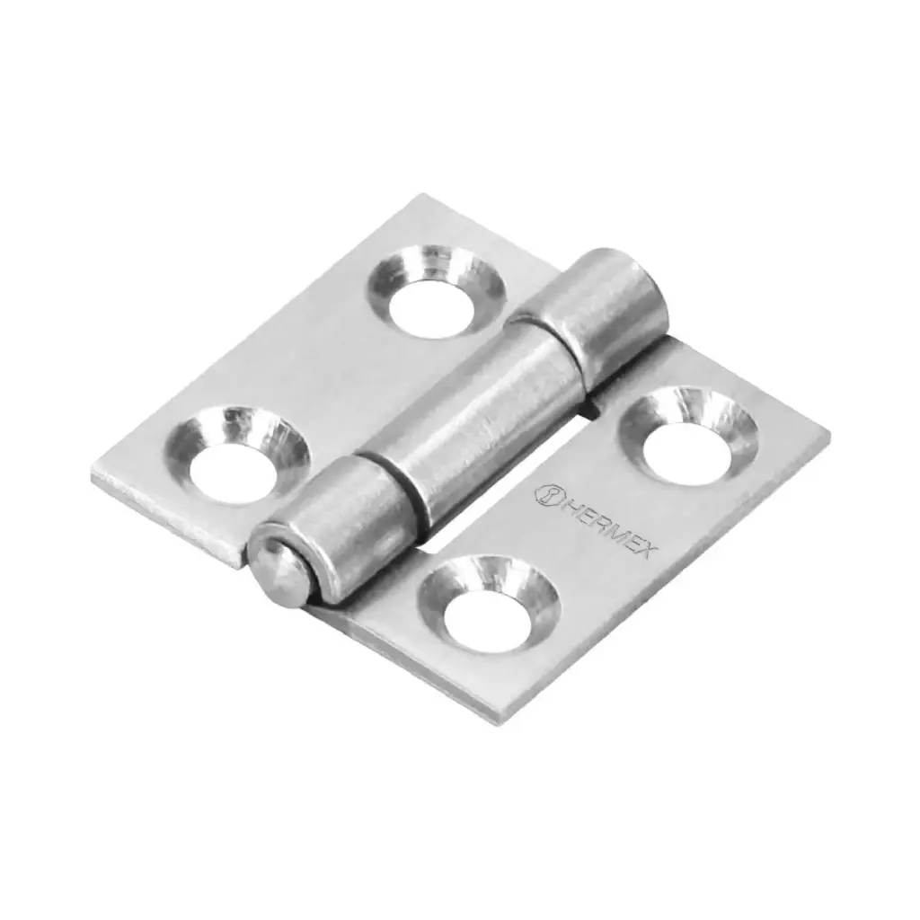 BISAGRA RECTANGULAR 1" ACERO INOXIDABLE, HERMEX