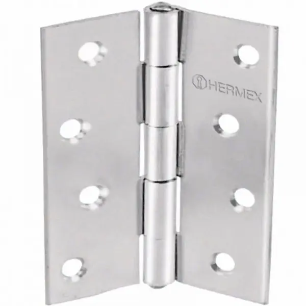 BISAGRA RECTANGULAR 3-1/2" ACERO INOXIDABLE, HERMEX