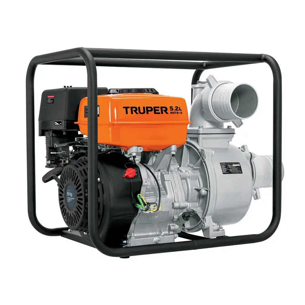 [17118] MOTOBOMBAS CON MOTOR A GASOLINA 4"(100MM)TRUPER