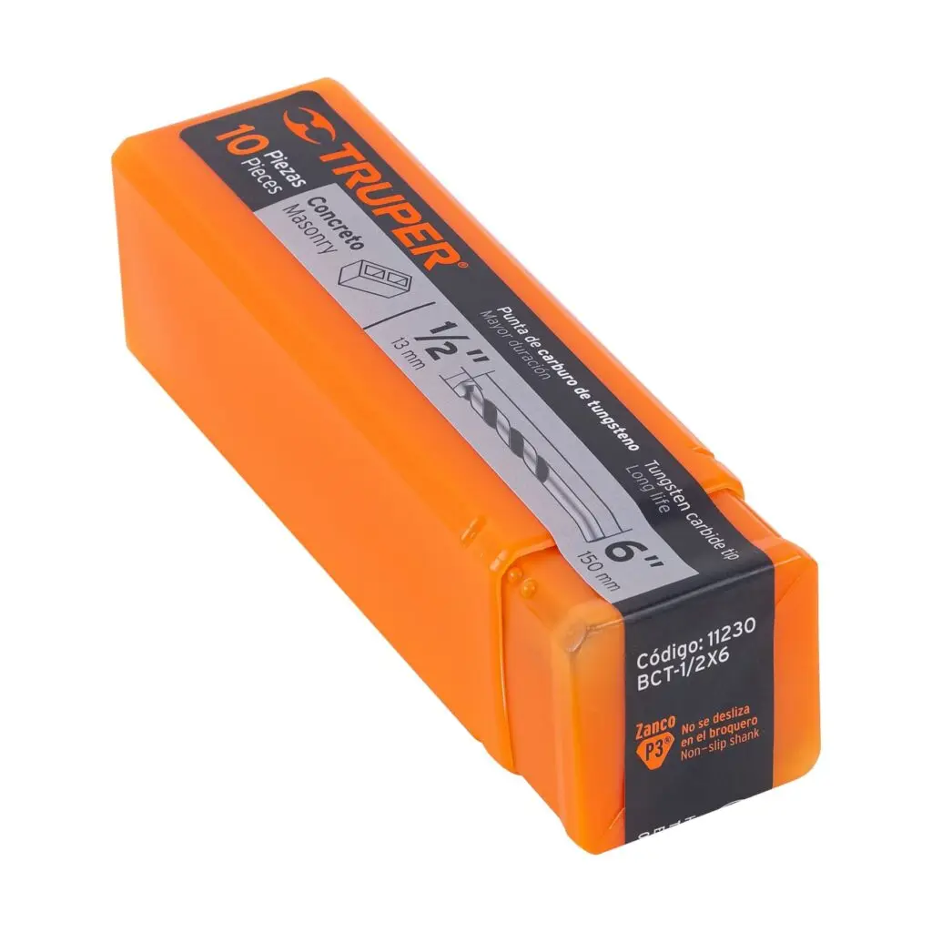 [11230] BROCA PARA CONCRETO DE 1/2 X 6", TRUPER