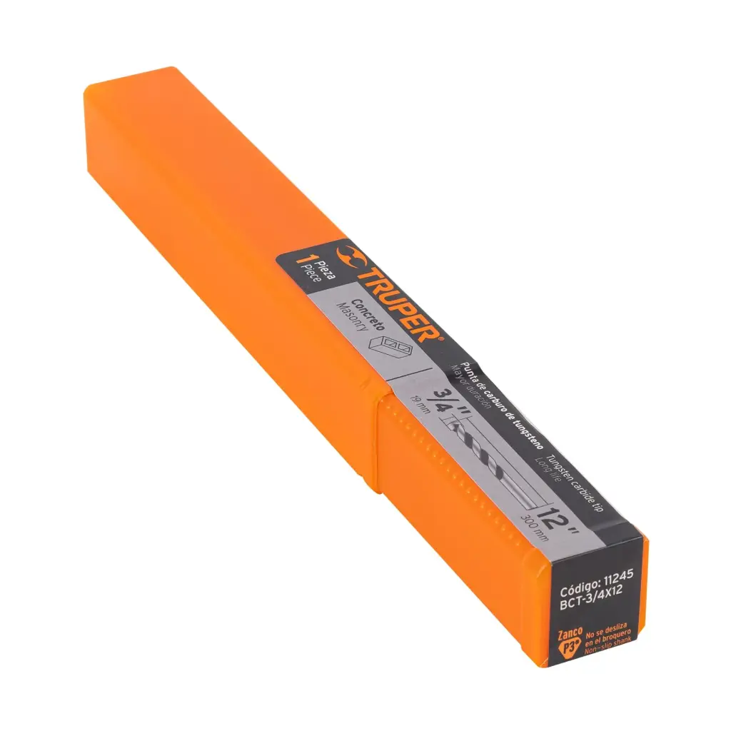 [11245] BROCA PARA CONCRETO DE 3/4 X 12", TRUPER