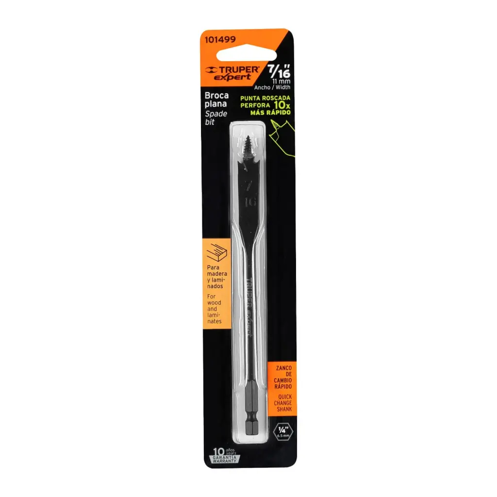 BROCA PALETA PARA MADERA 7/16"TRUPER