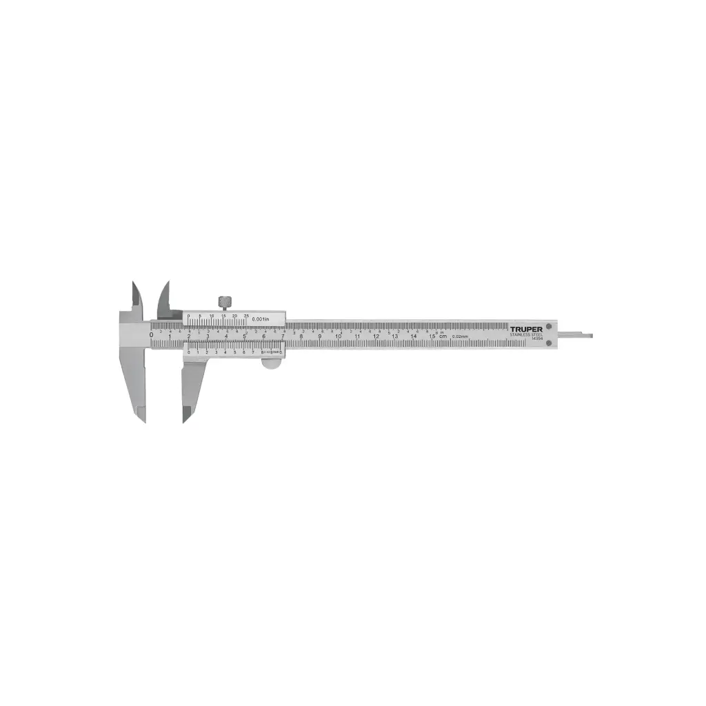 [14394] CALIBRADOR PIE DE REY ANALOGICO ACERO INOX 6"TRUPER