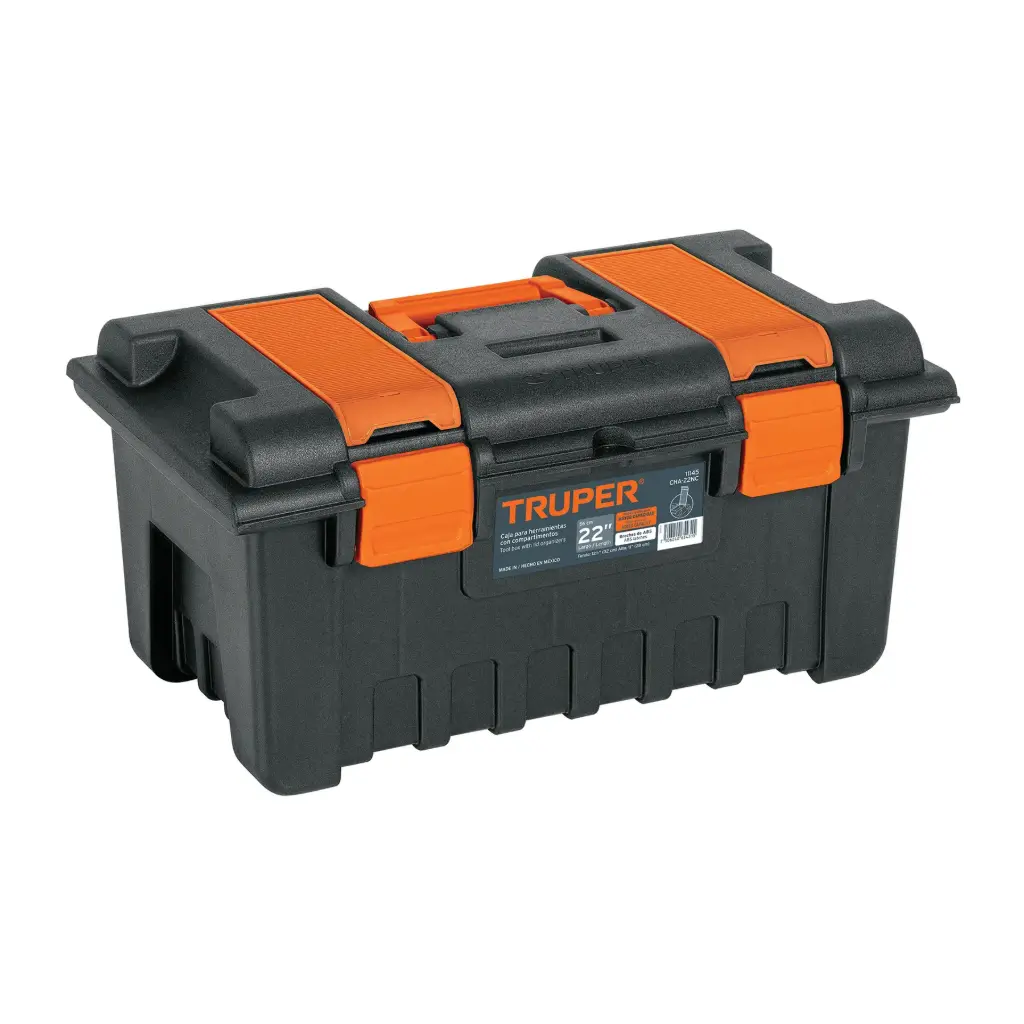 [11145] CAJA PARA HERRAMIENTA DE 22" CON COMPARTIMENTOS, TRUPER