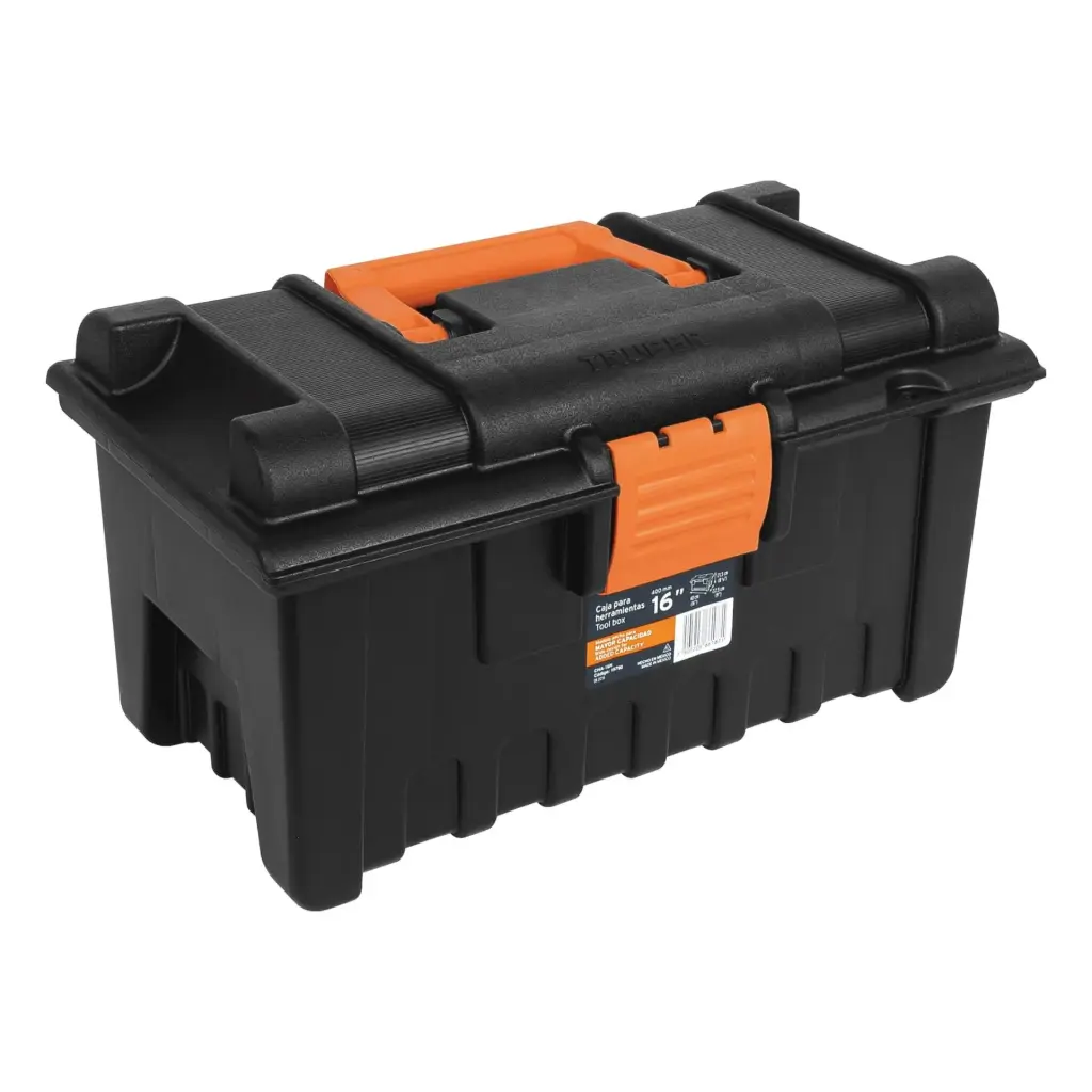 [19790] CAJA PARA HERRAMIENTA DE 16" SIN COMPARTIMENTOS, TRUPER