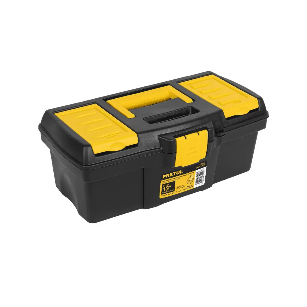 [20602] CAJA PARA HERRAMIENTA DE 13" CON COMPARTIMENTOS, PRETUL