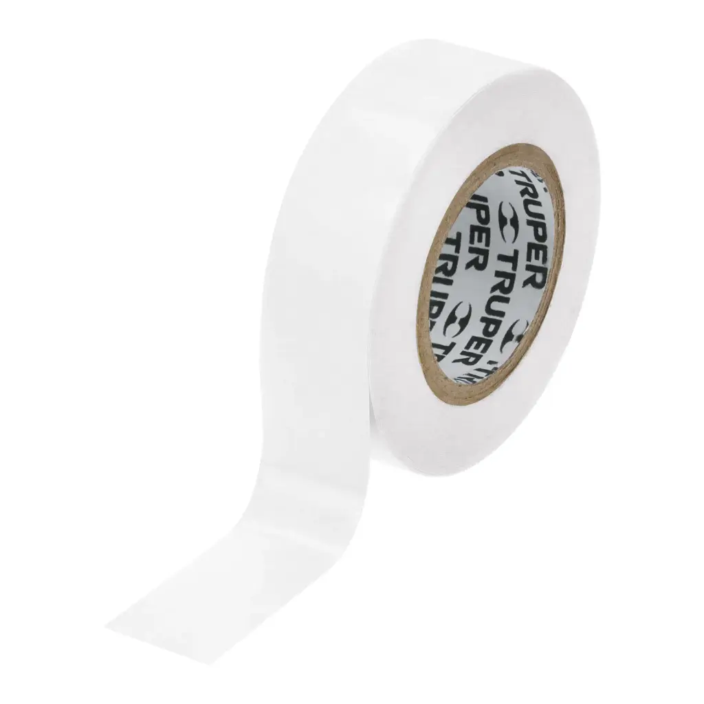 CINTA AISLANTE, 9M X 19MM BLANCO TRUPER