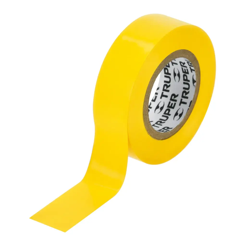 CINTA AISLANTE, 9M X 19MM AMARILLO TRUPER