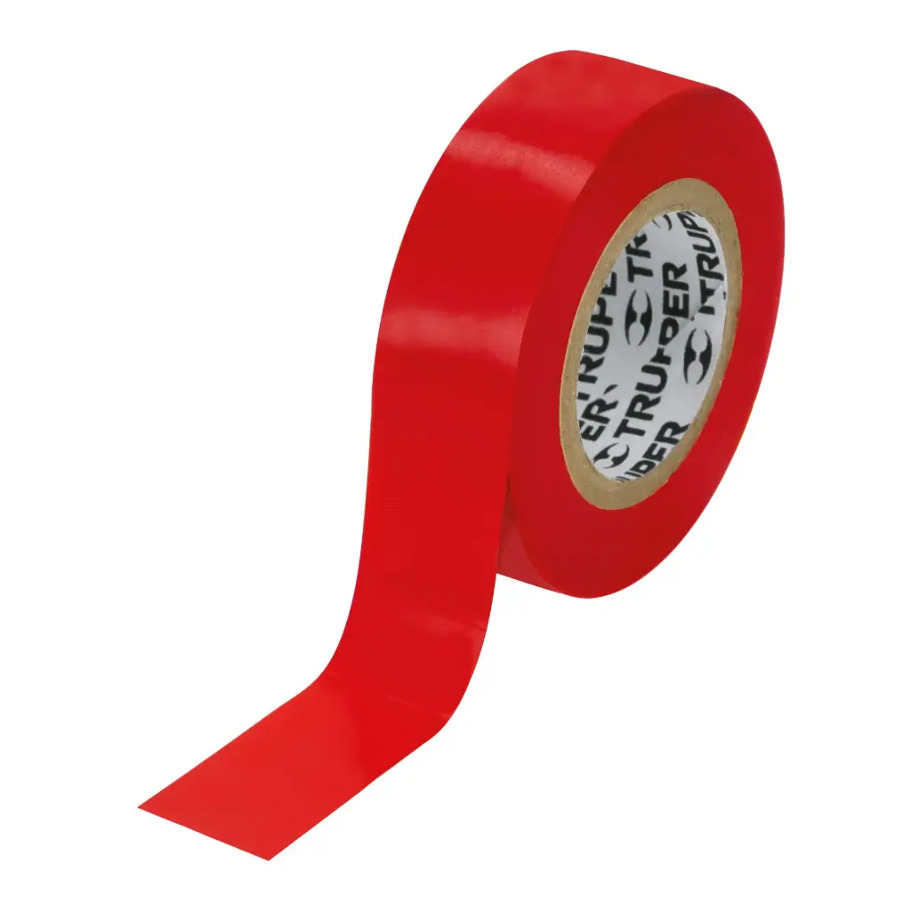 CINTA AISLANTE, 9M X 19MM ROJO TRUPER