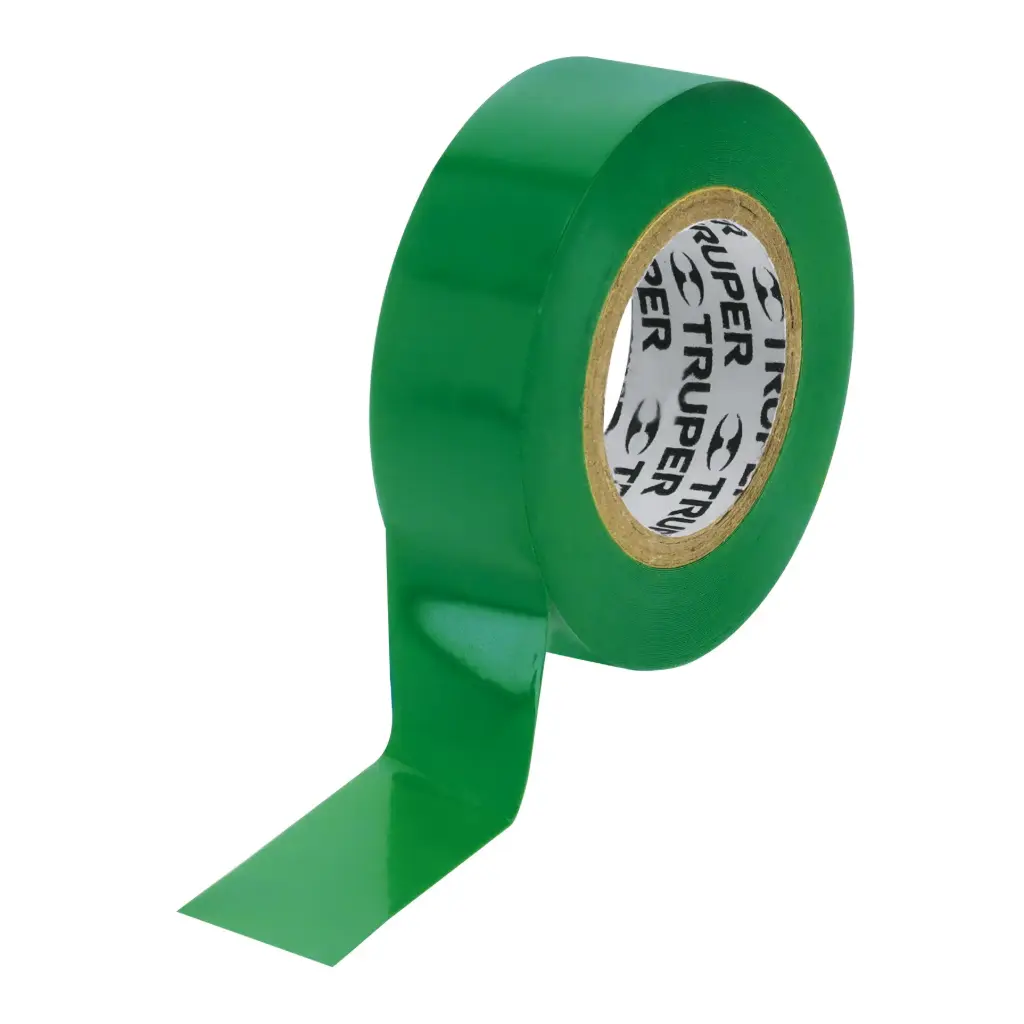 [13511] CINTA AISLANTE, 9M X 19MM VERDE TRUPER