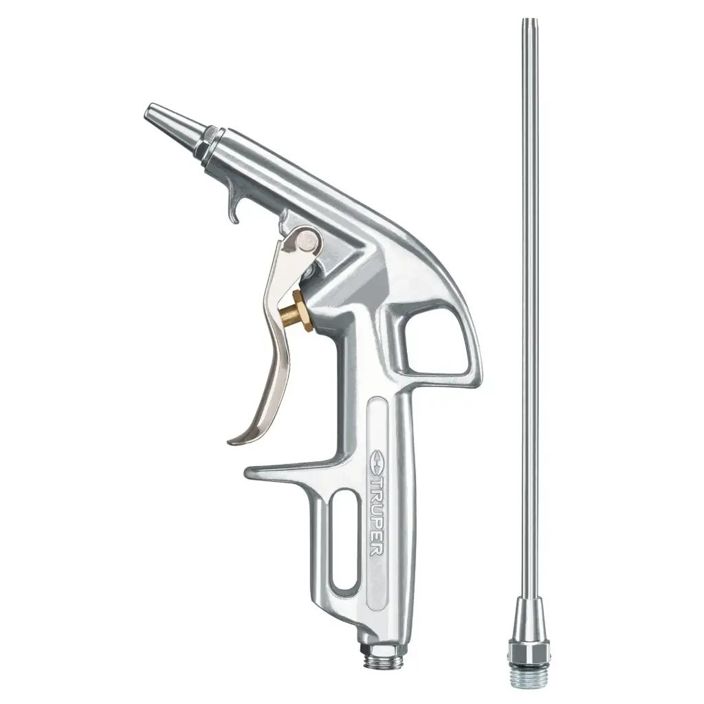 JUEGO DE PISTOLA PARA SOPLETEAR CON 2 BOQUILLAS TRUPER