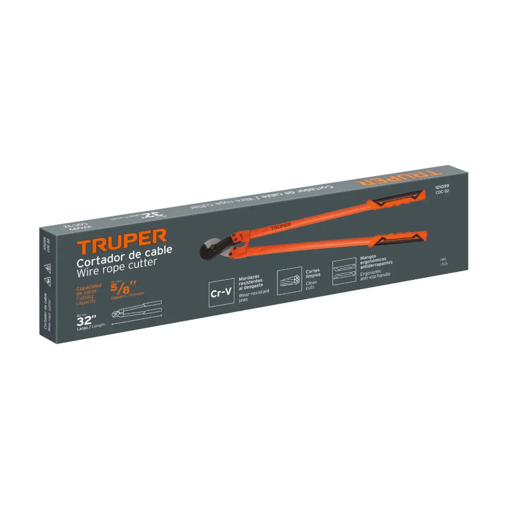 [101099] CORTADORES DE CABLE Y ALAMBRE 5/8 TRUPER