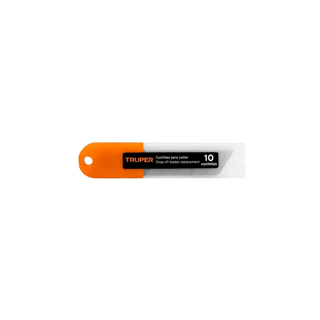 NAVAJA DE REPUESTO PARA CUCHILLA ,ACERO SK4 25MM 10 UNIDADES TRUPER