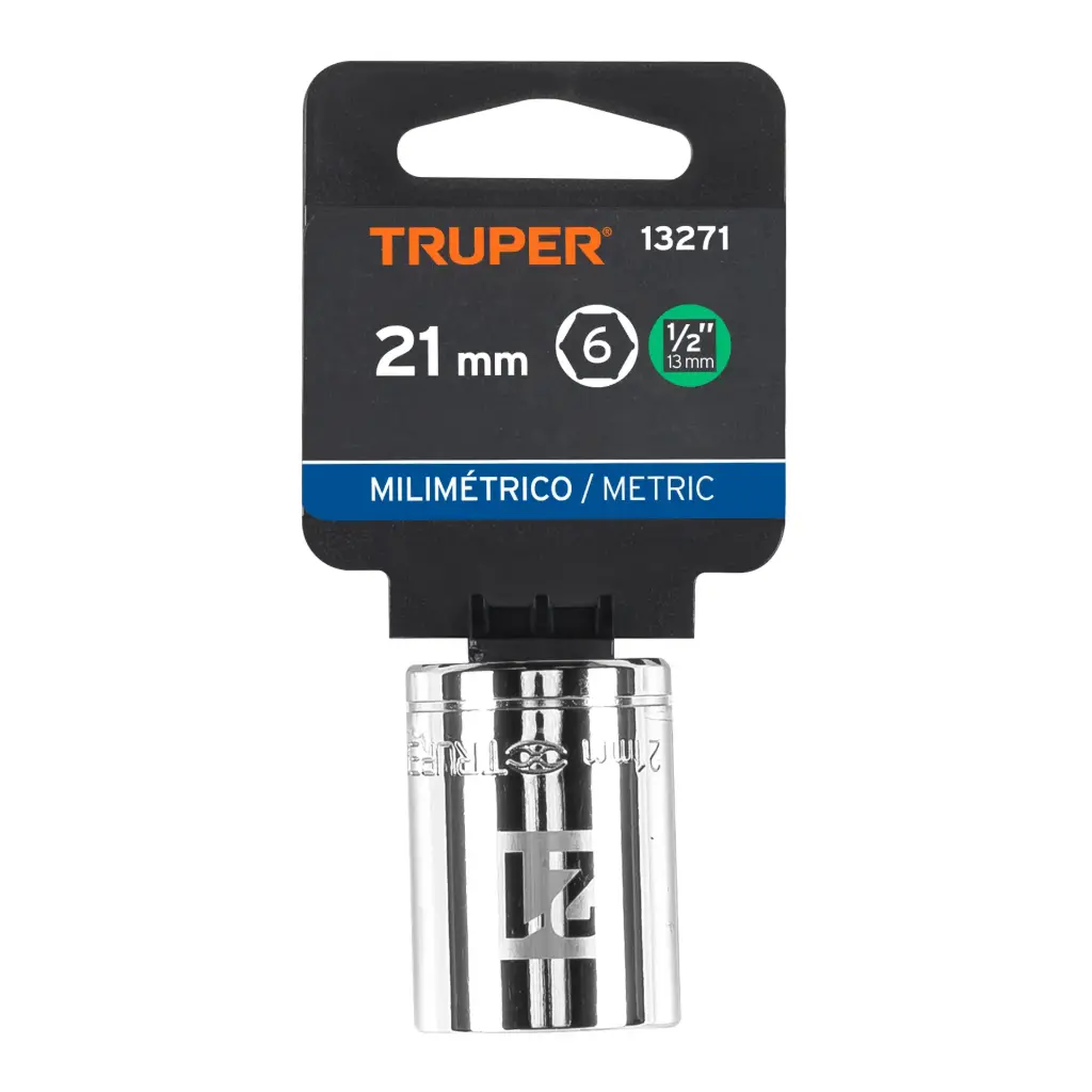 DADO HEXAGONAL 21MM TRUPER