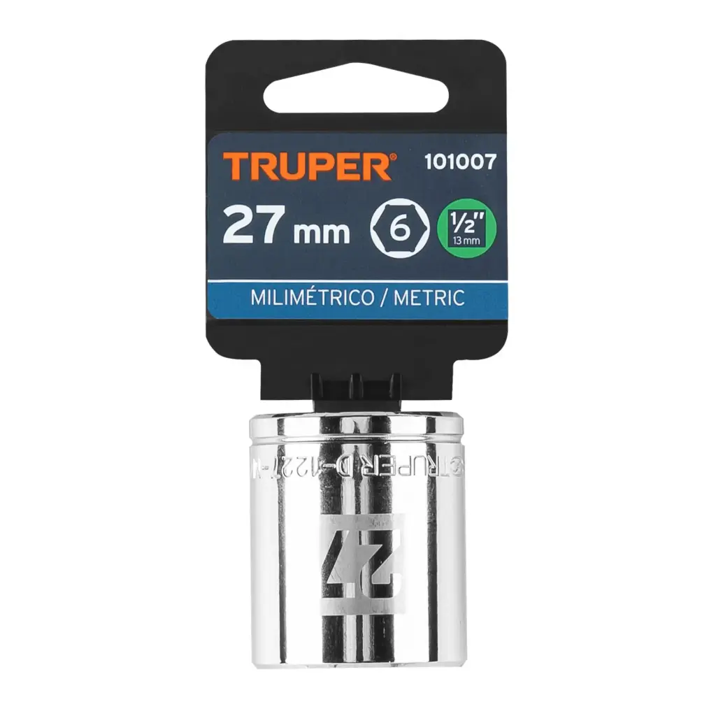 [101007] DADO HEXAGONAL 27MM TRUPER