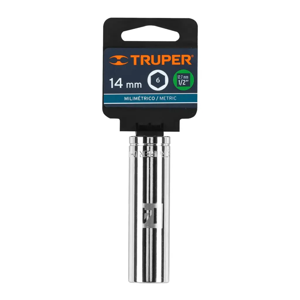 DADO TUBULAR HEXAGONAL 14MM TRUPER