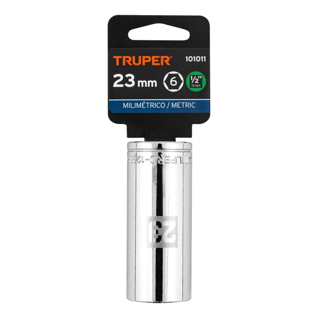 DADO TUBULAR HEXAGONAL 23MM TRUPER