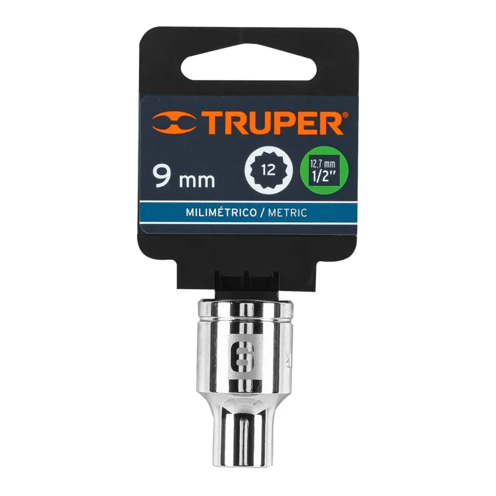 DADO POLIGONAL 9MM TRUPER