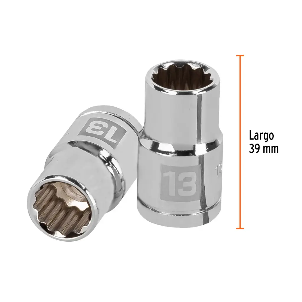 [13527] DADO POLIGONAL 13MM TRUPER