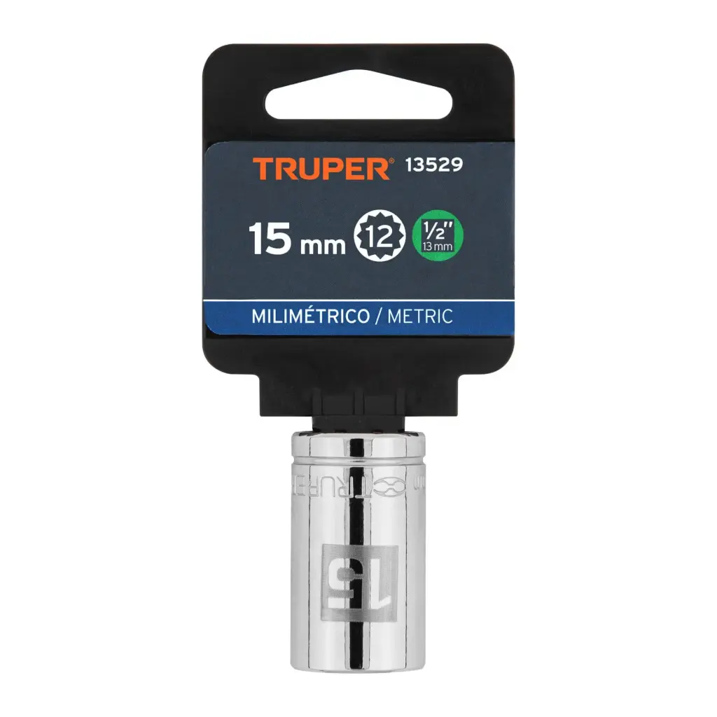 [13529] DADO POLIGONAL 15MM TRUPER