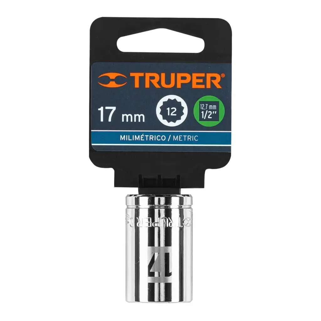 DADO POLIGONAL 17MM TRUPER