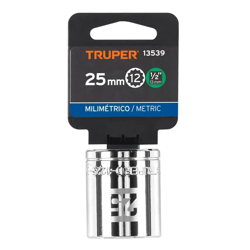 [13539] DADO POLIGONAL 25MM TRUPER