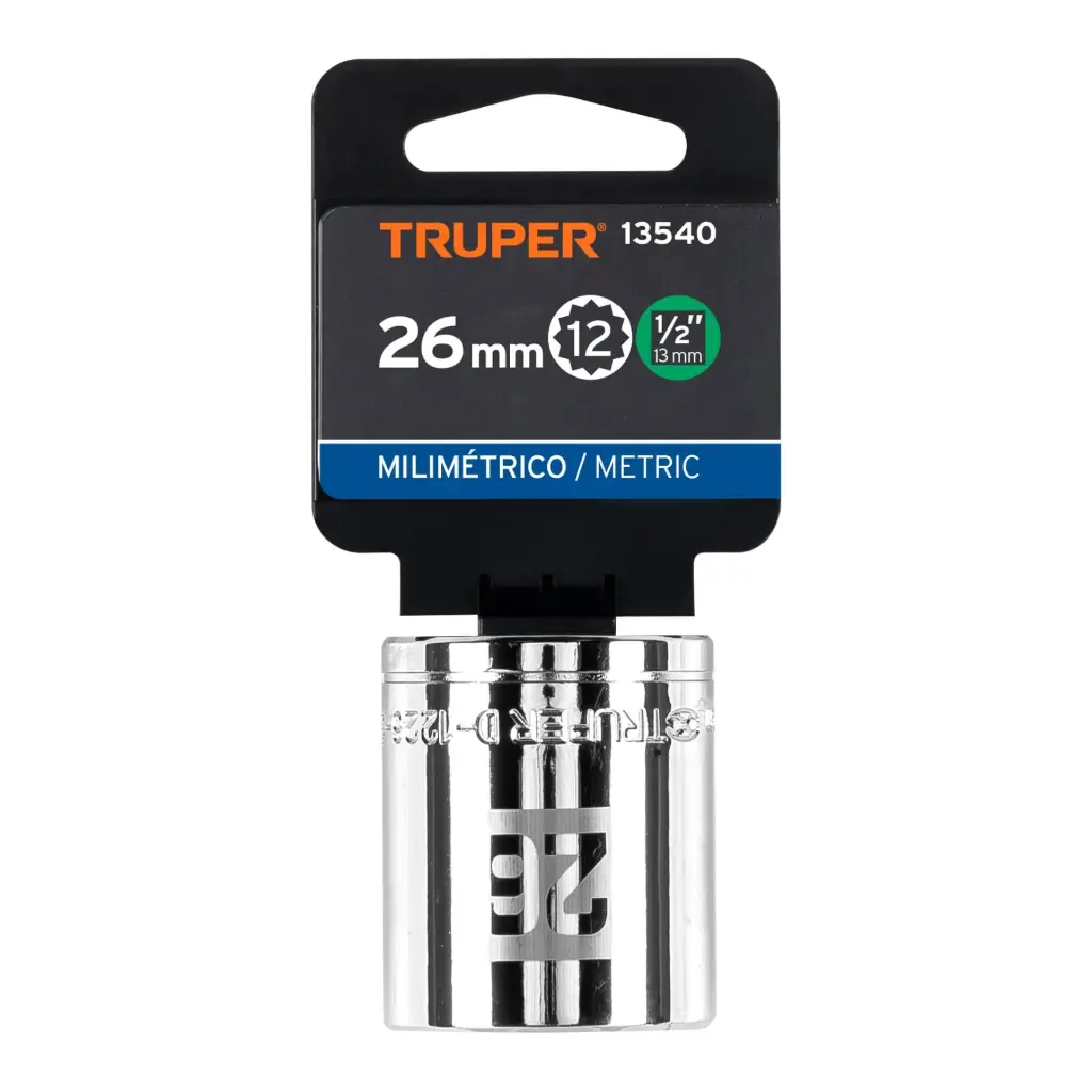 [13540] DADO POLIGONAL 26MM TRUPER