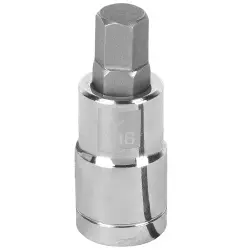 [13254] DADOS DE PUNTA HEXAGONAL 7/16" TRUPER