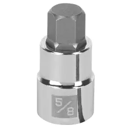 [13257] DADOS DE PUNTA HEXAGONAL 5/8" TRUPER