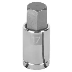 DADOS DE PUNTA HEXAGONAL 17MM