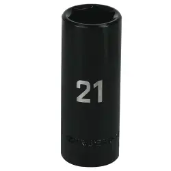 DADOS DE IMPACTO TUBULARES HEXAGONALES 21MM TRUPER