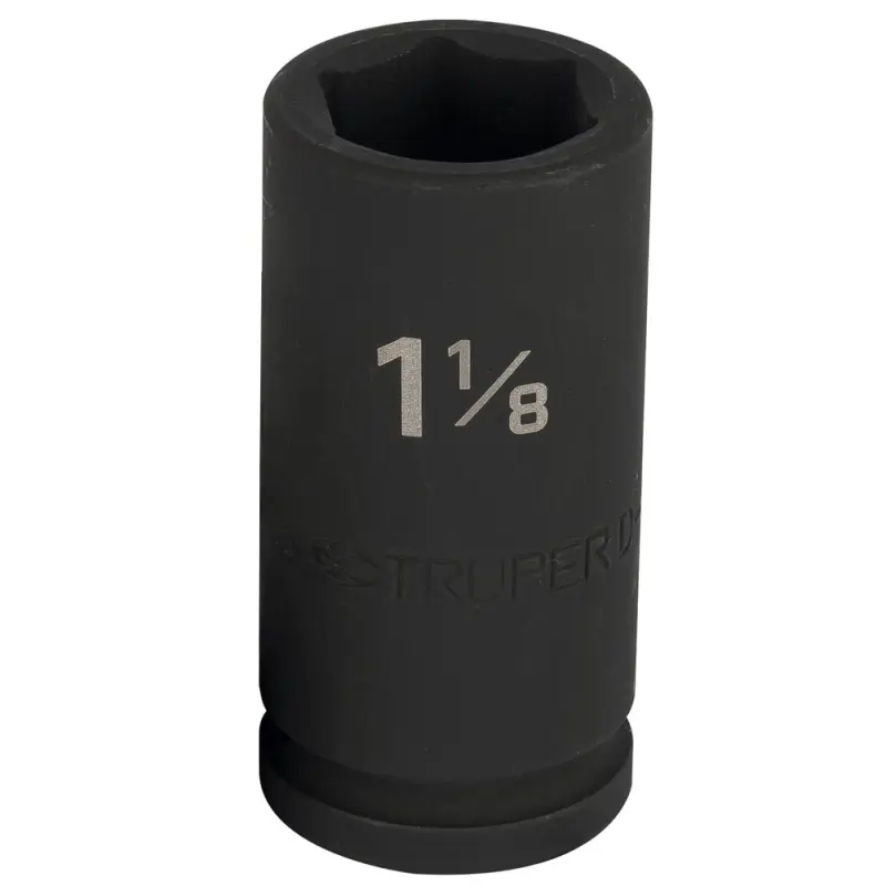 [12436] DADOS DE IMPACTO TUBULARES HEXAGONALES (3/4) 1.1/8" TRUPER