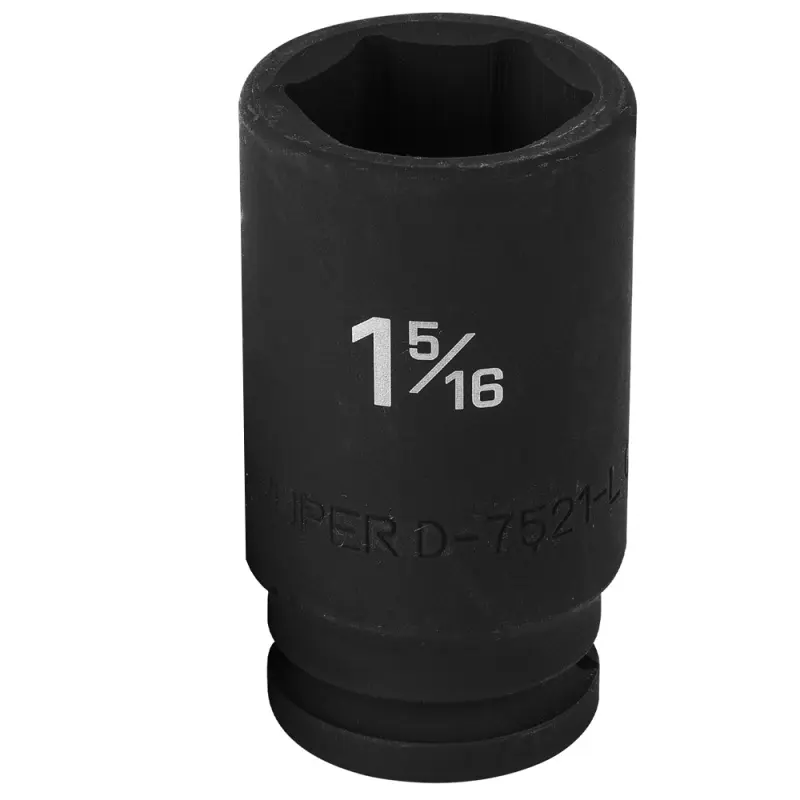 [12439] DADOS DE IMPACTO TUBULARES HEXAGONALES (3/4) 1 5/16"