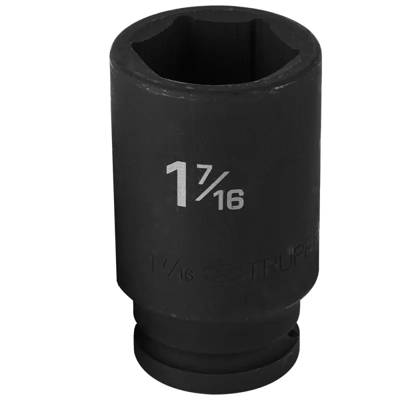[12441] DADOS DE IMPACTO TUBULARES HEXAGONALES (3/4) 1 7/16" TRUPER