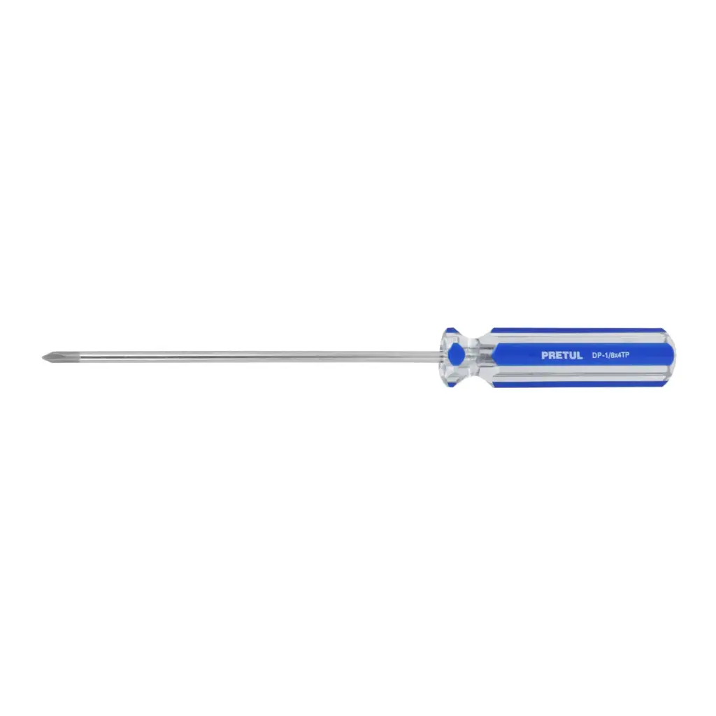 [28076] DESARMADORES DE CRUZ,M MANGOV DE PVC 1/8" X 4", PRETUL