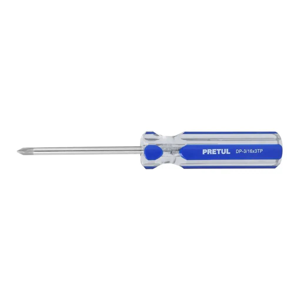 [21471] DESARMADORES DE CRUZ,M MANGOV DE PVC 3/16 X 3", PRETUL