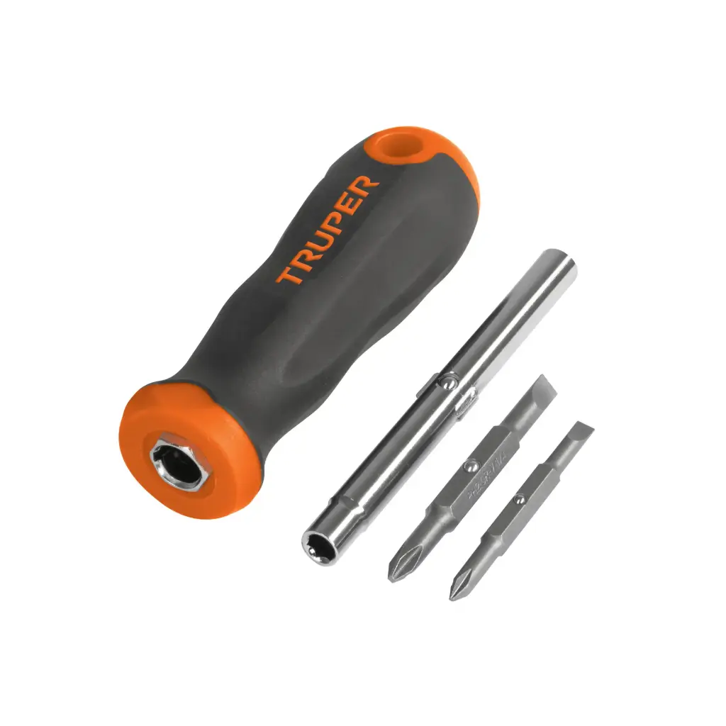 [14200] DESARMADOR DE 2 PUNTAS DOBLES Y BARRA CON CAJAS HEXAGONALES-14200-TRUPER