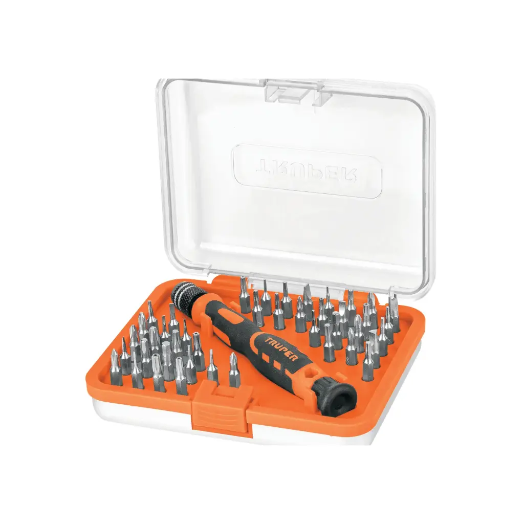 [14163] DESARMADOR DE JOYERO CON 42 PUNTAS